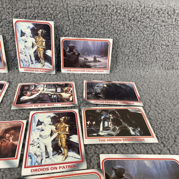 Vintage 1980 Topps Star Wars THE EMPIRE STRIKES BACK Lot Of 29 Cards - Picture 9 of 15